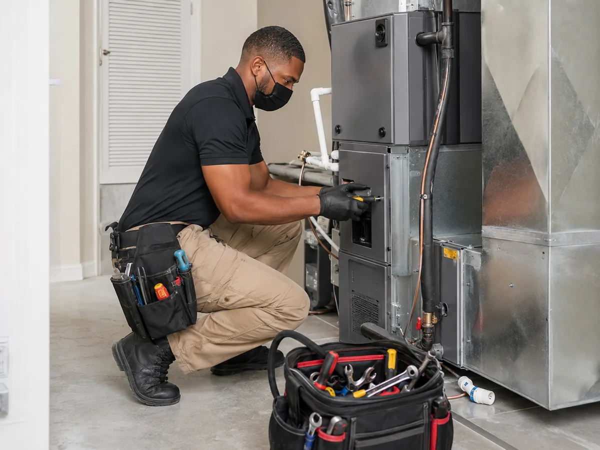 Full HVAC system installation service for residential and commercial properties