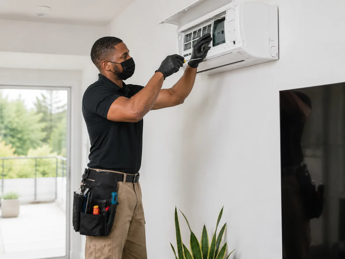 Mini split installation and ductless HVAC service